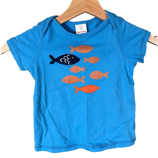 Hanna Andersson Baby Fish Graphic  T-Shirt size 80