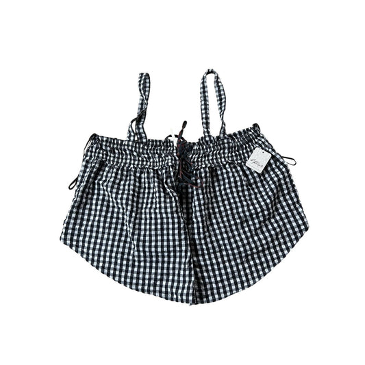 Urban Outfitters Tank Womens S Black Check Camisole Strappy Sleeve Casual