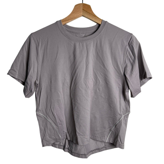 Lululemon Athletica Activewear Gray Top Women's Size M