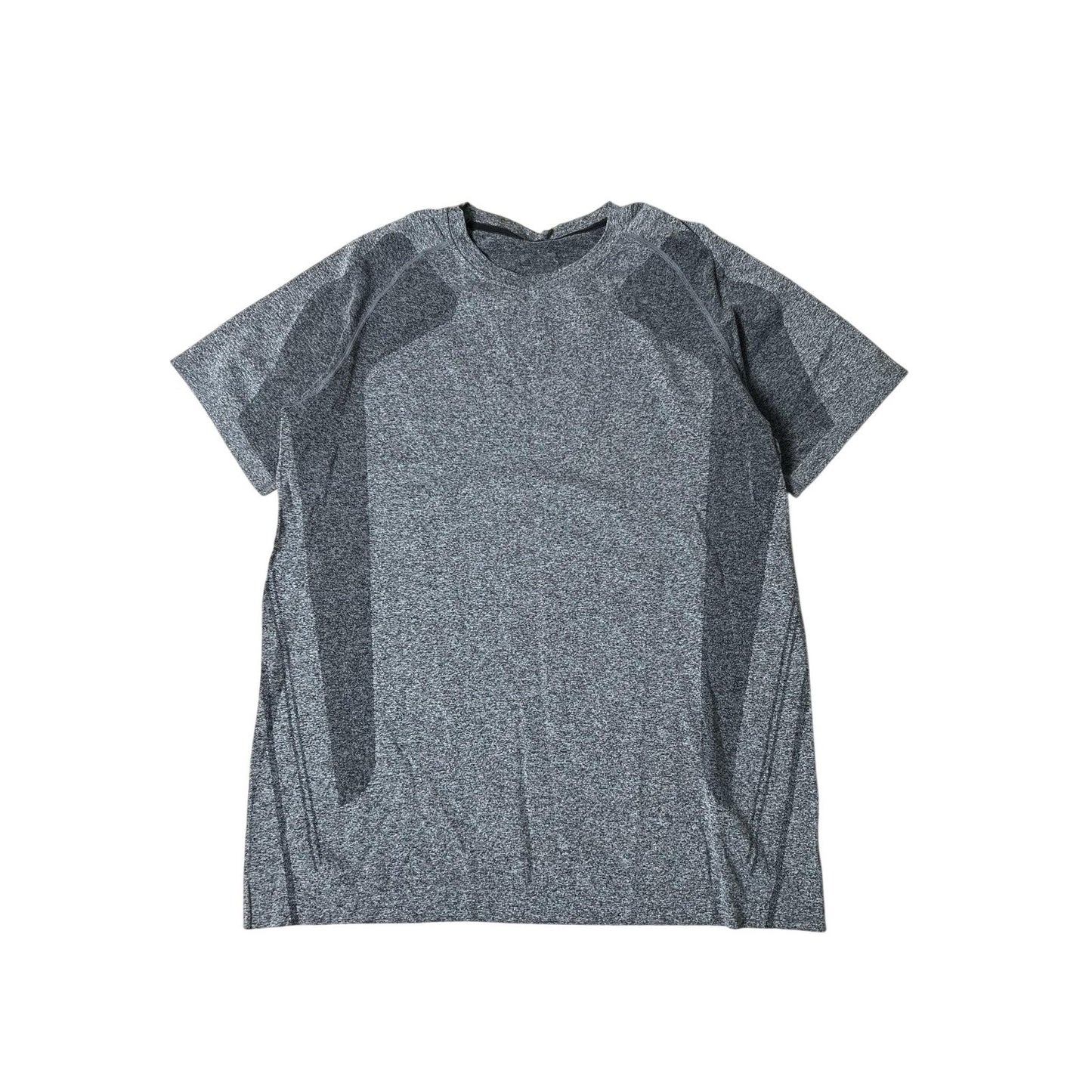 Columbia Shirt Mens M Gray Colorblock Short Sleeve Crew Neck Athletic Moisture