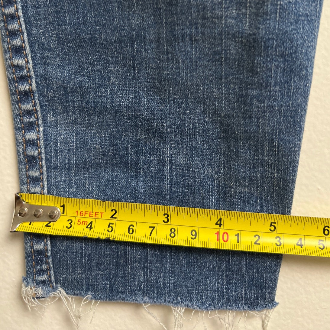 Madewell 10" High Rise Skinny Distressed Women Size 25 Jean