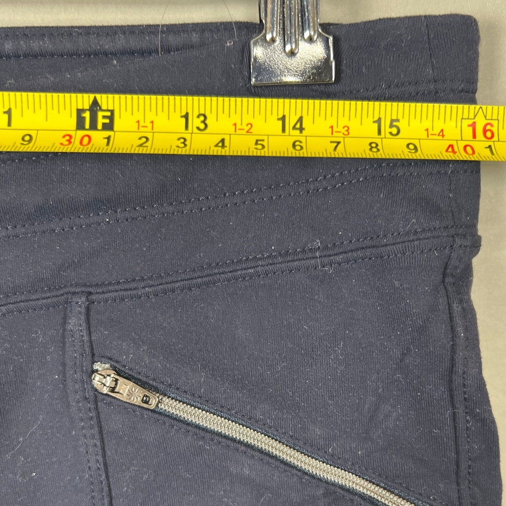 Athleta Size Medium Nylon Blue Shorts Women's Shorts