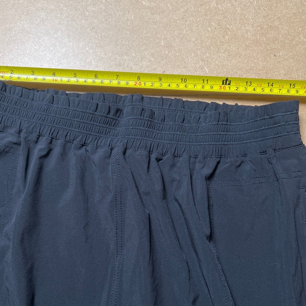 Athleta Large Black Cosmic Knee High Skirt