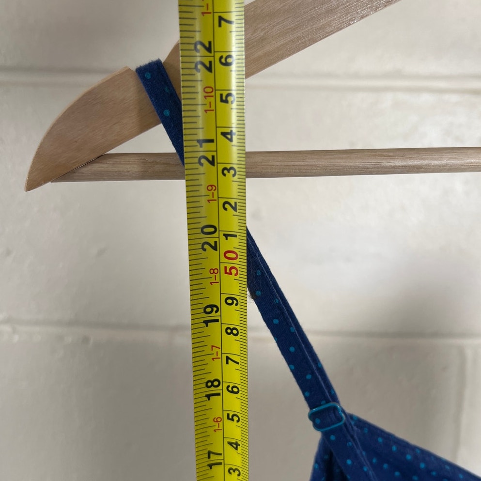 Xhilaration Sleepwear Medium Navy Blue Polka Dot Top