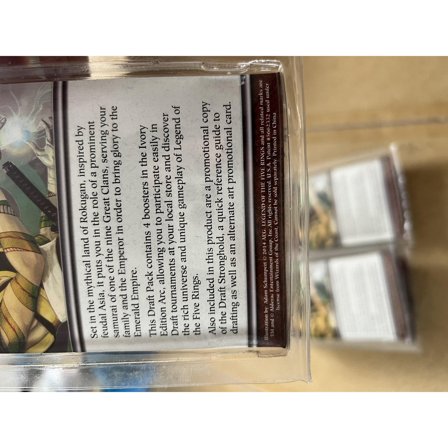 Legend Of The Five Rings White Draft Player Kit Lot Of 4 AEG Promo English 2014