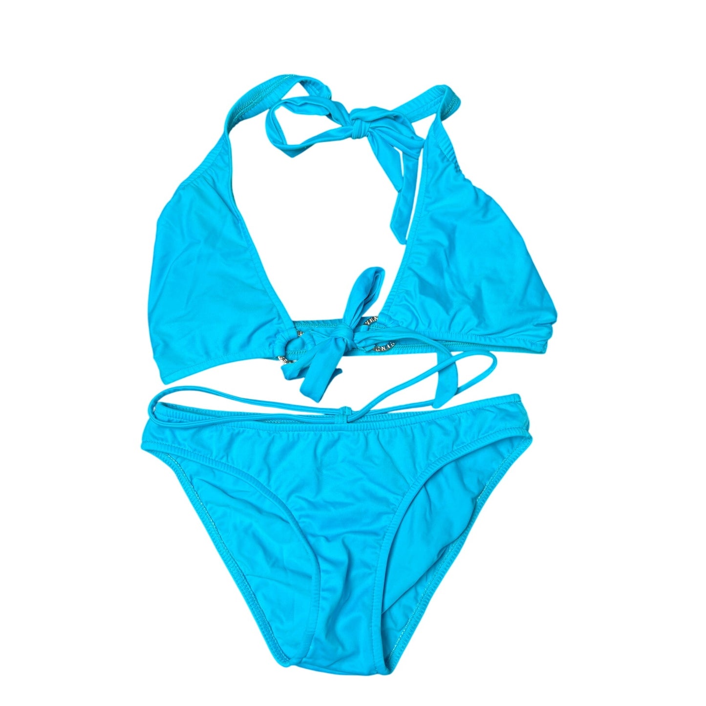 Venus Size 4 Women Swimwear Two Piece Bikini Blue Adjustable Halter