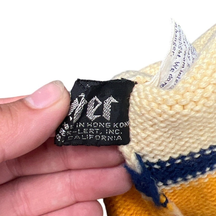 Vintage MeisterSinger Made In Hong Kong Winter Hat Cream Unisex