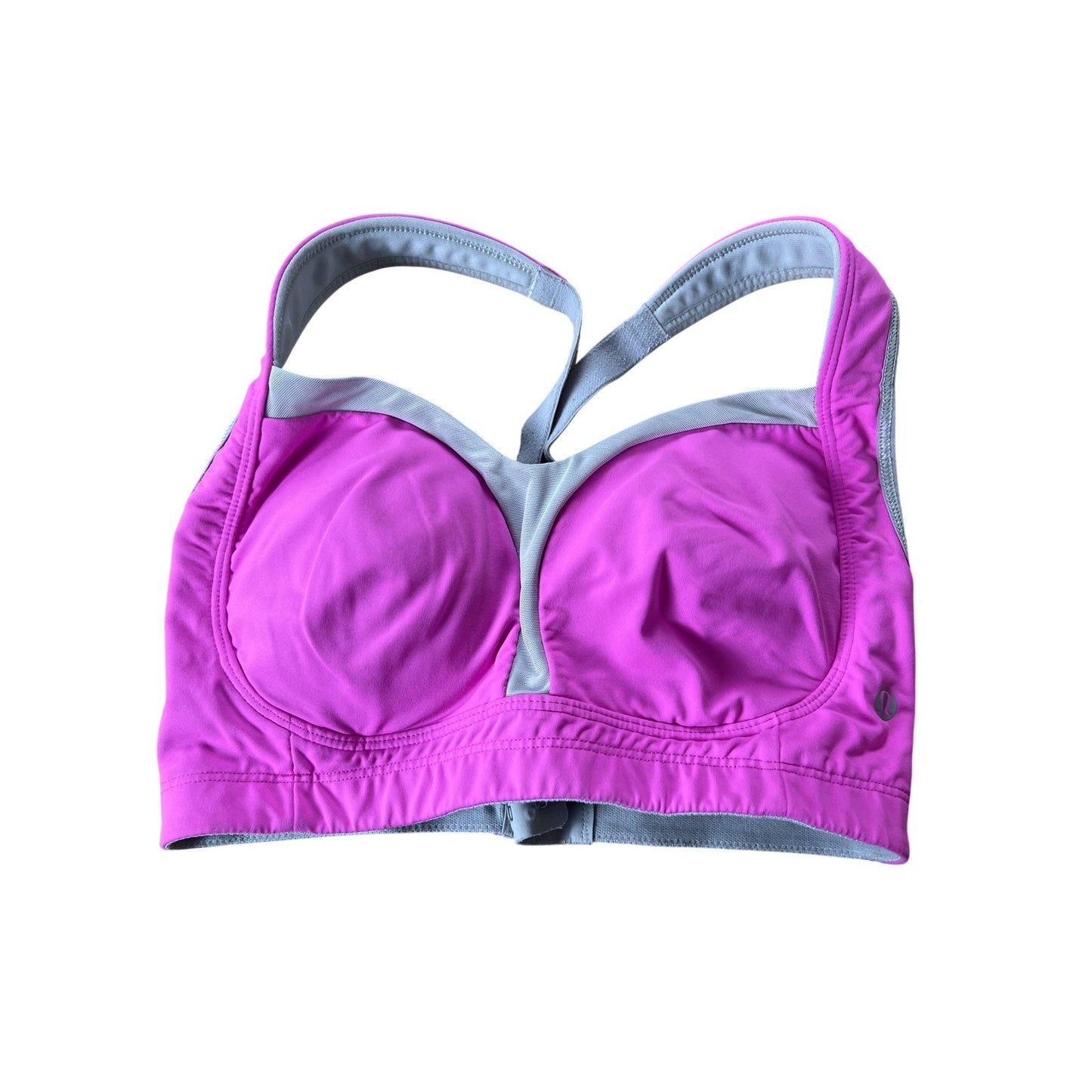 Lululemon Athletica Bra Womens 32DD Pink Sports Bra Underwired High Support