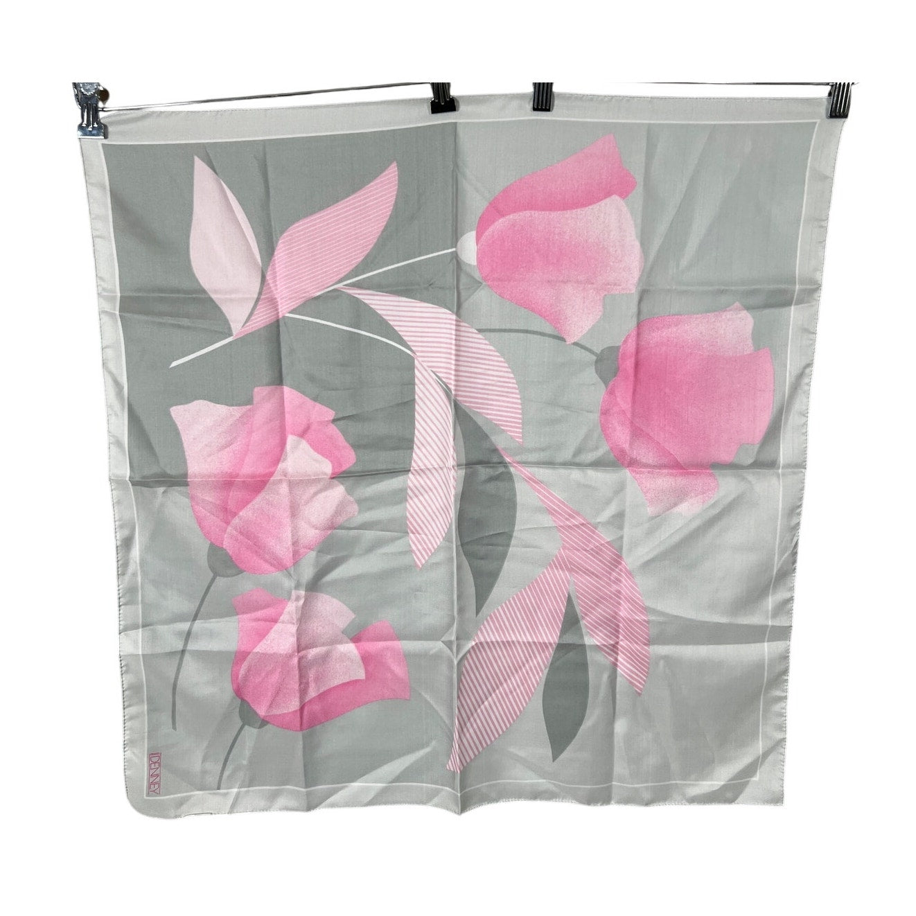 Frances Denney Polyester Made In Italy Floral Scarf