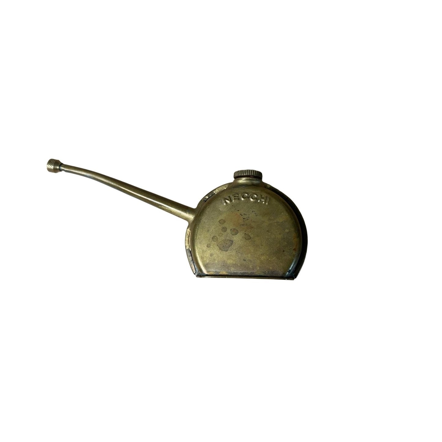 Vintage NECCHI Brass Sewing Machine Oiler Small Long Spout Made In Italy
