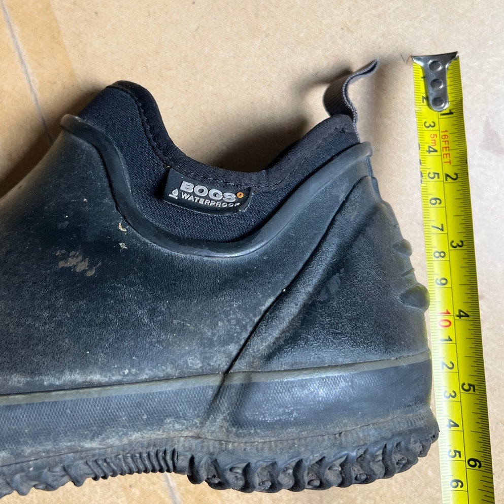 Men’s Bogs Urban Farmer Waterproof Low Wellies Shoes Black Size 10 Men’s