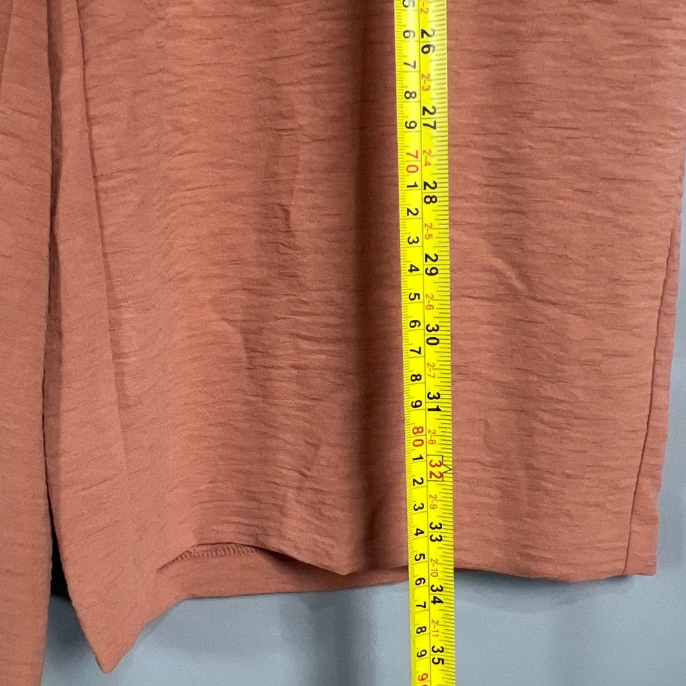 Nine West Wide Leg 100% Polyester XL Peach Breathable Pants