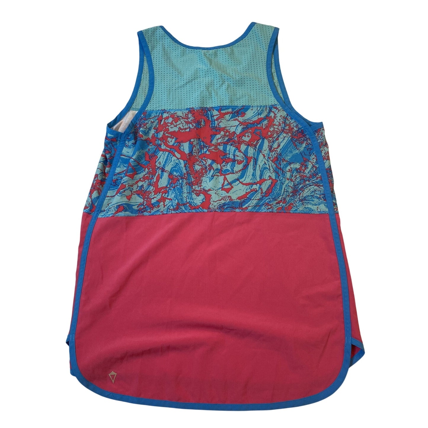 IVIVVA By Lululemon Quick Dry Pink Blue Tank Top Sleeveless Muscle Size 12 - EUC