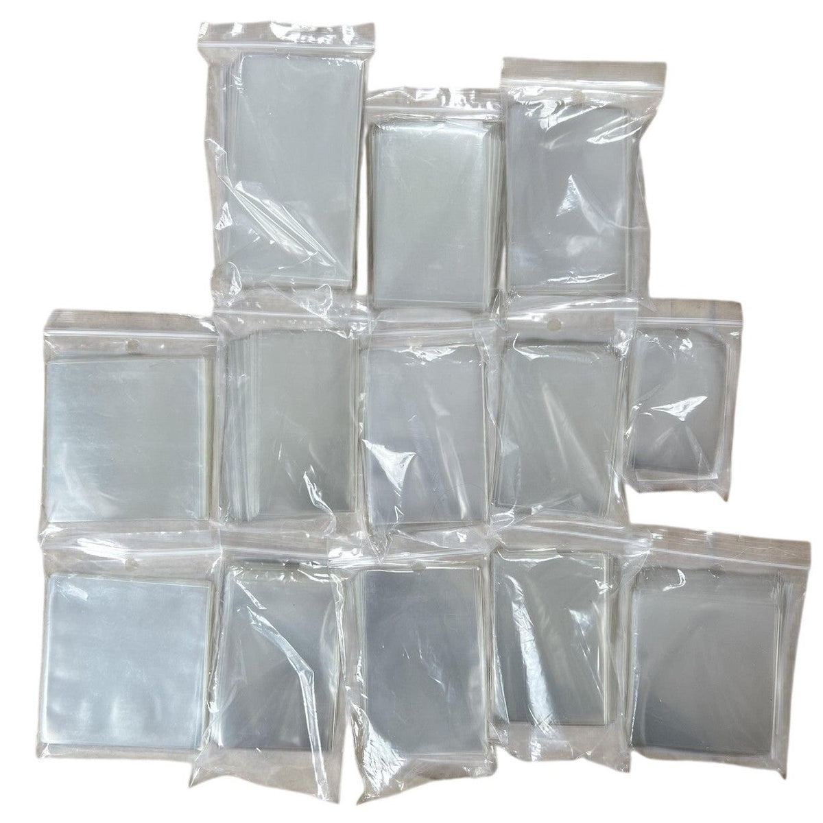 Mayday Games Card Sleeves Clear Lot Of 13 Assorted Sizes 50-100ct Polypropylene