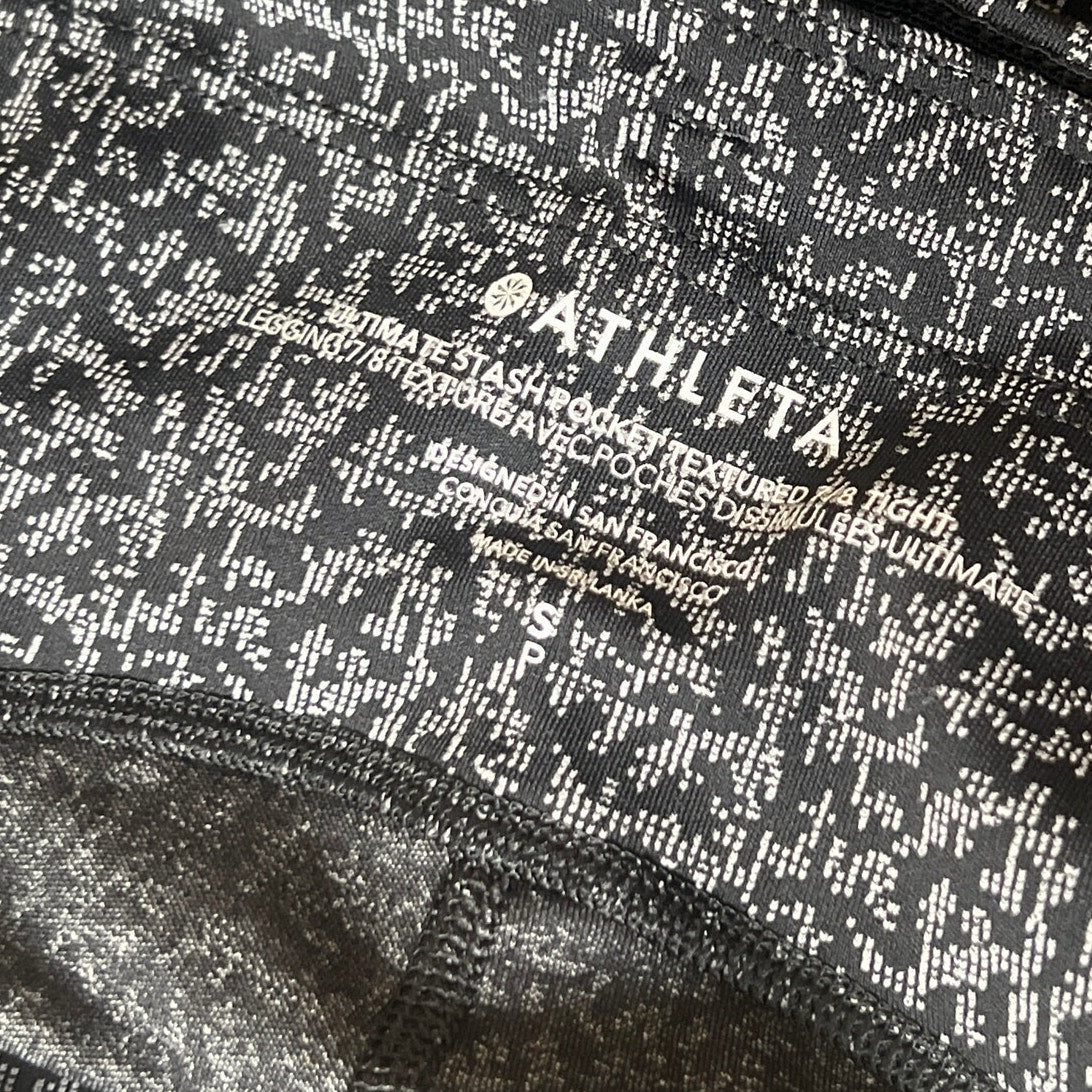 Athleta The Ultimate Stash Pocket Textured 7/8 Leggings Size S