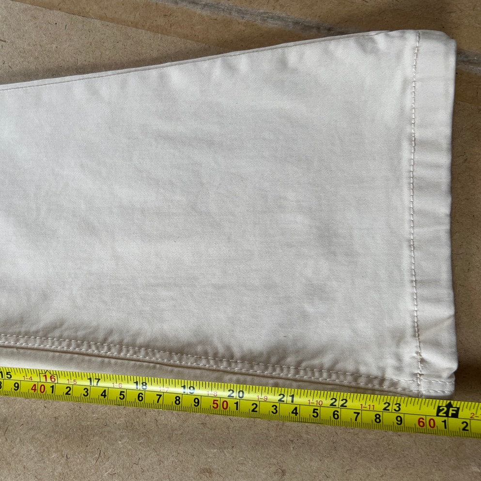 Massimo Dutti White Flare Wide Leg Women Size 4