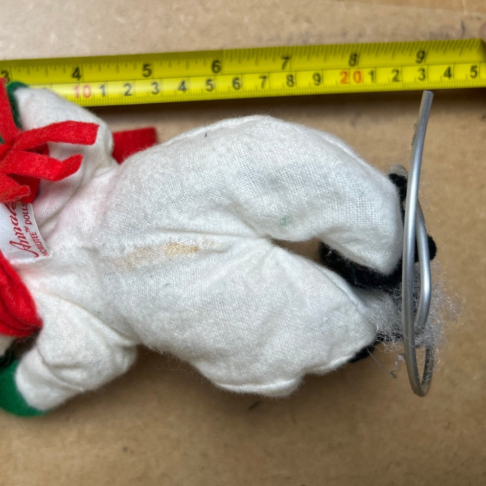 Vintage Annalee Doll 1982 Snowman with Pipe and Scarf