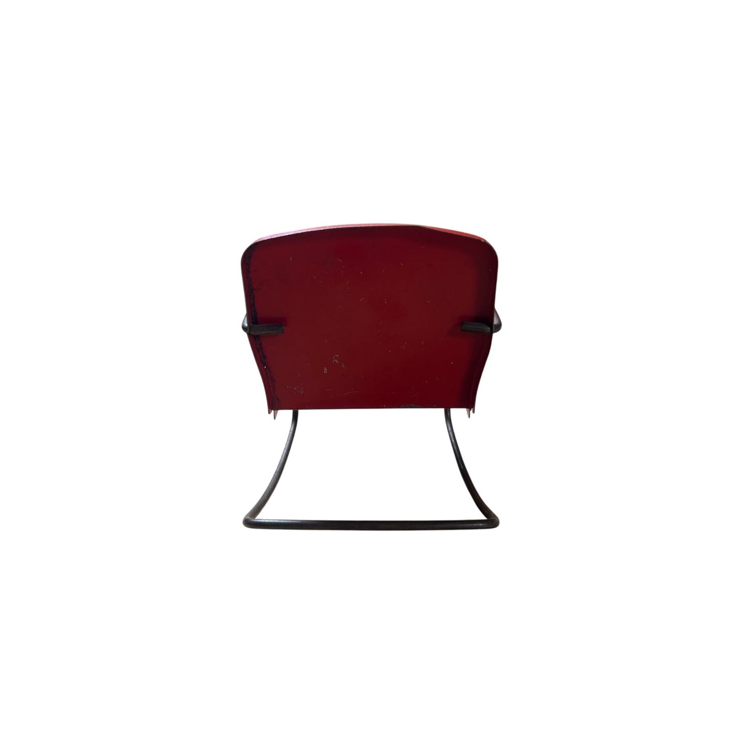 Vintage Little Red Bonnet Doll House Furniture Red Chair