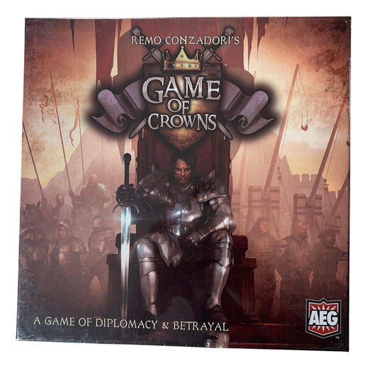 AEG Game Of Crowns Board Game 2015 Complete Sealed Strategy 4-9 Players