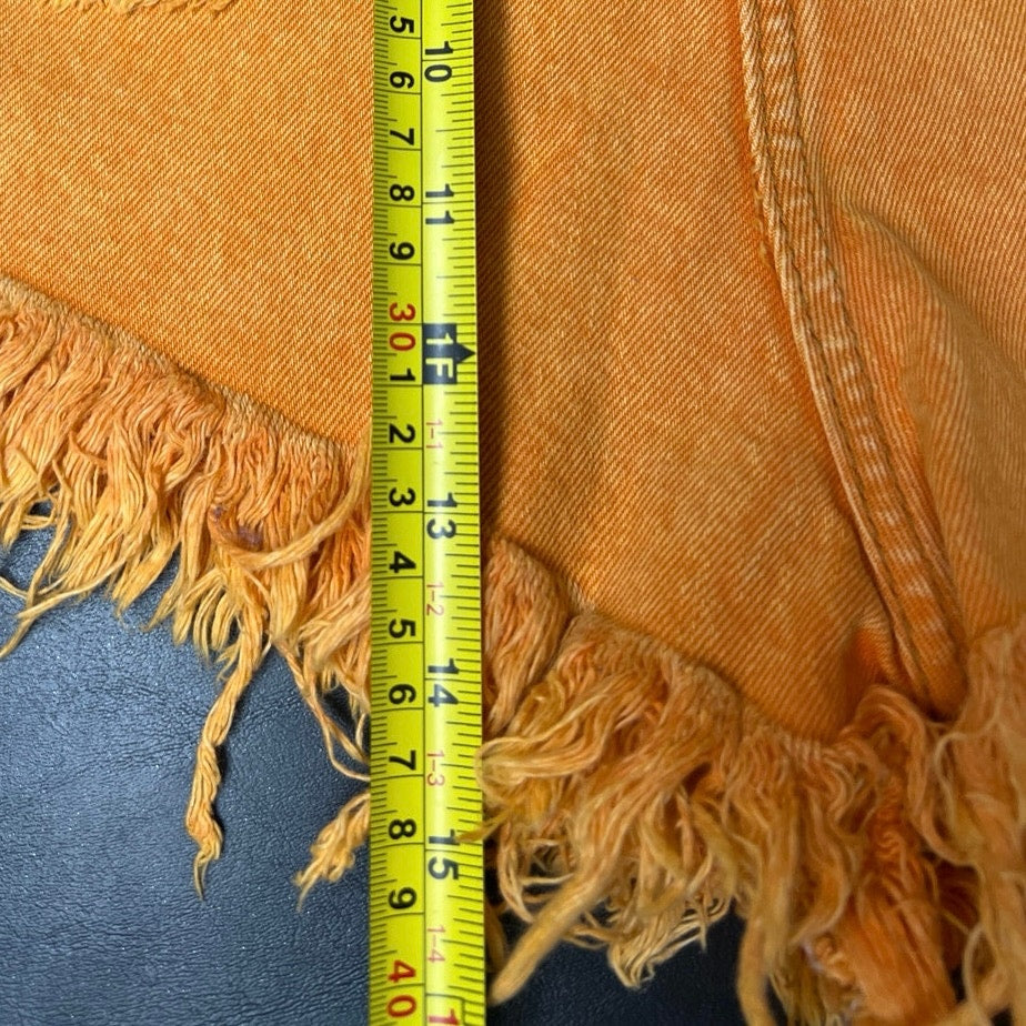 Búho Brasil Orange Women Shorts Size 36