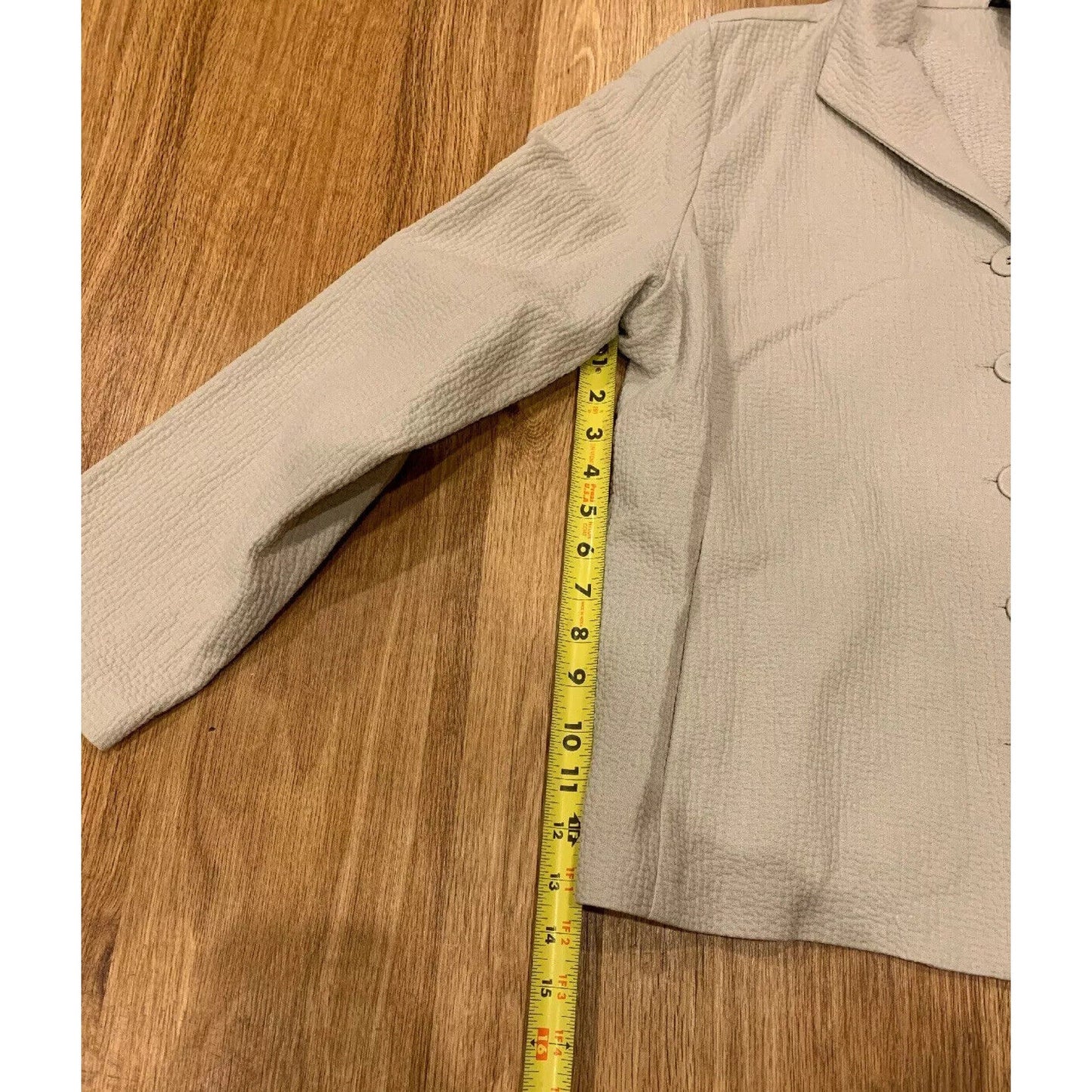 NWT Eileen Fisher Off-White Short Shaped Jacket Size XL - F8JC-J0536M - $298