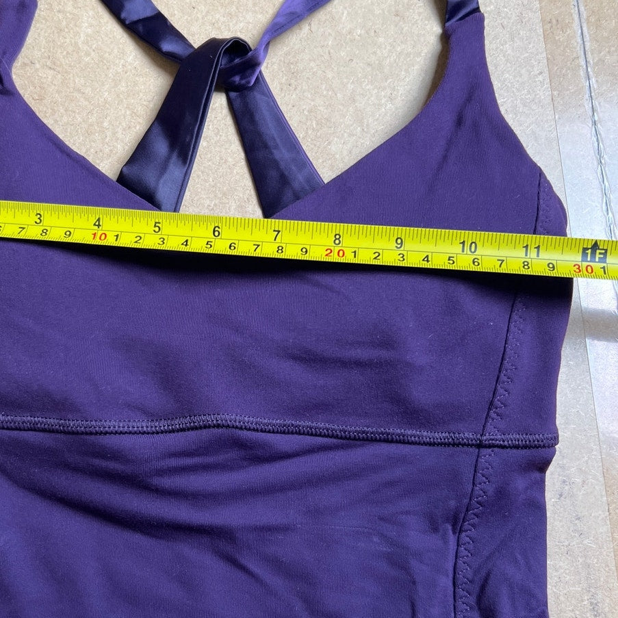 Lululemon Tank Top Racerback Purple Women Size 4