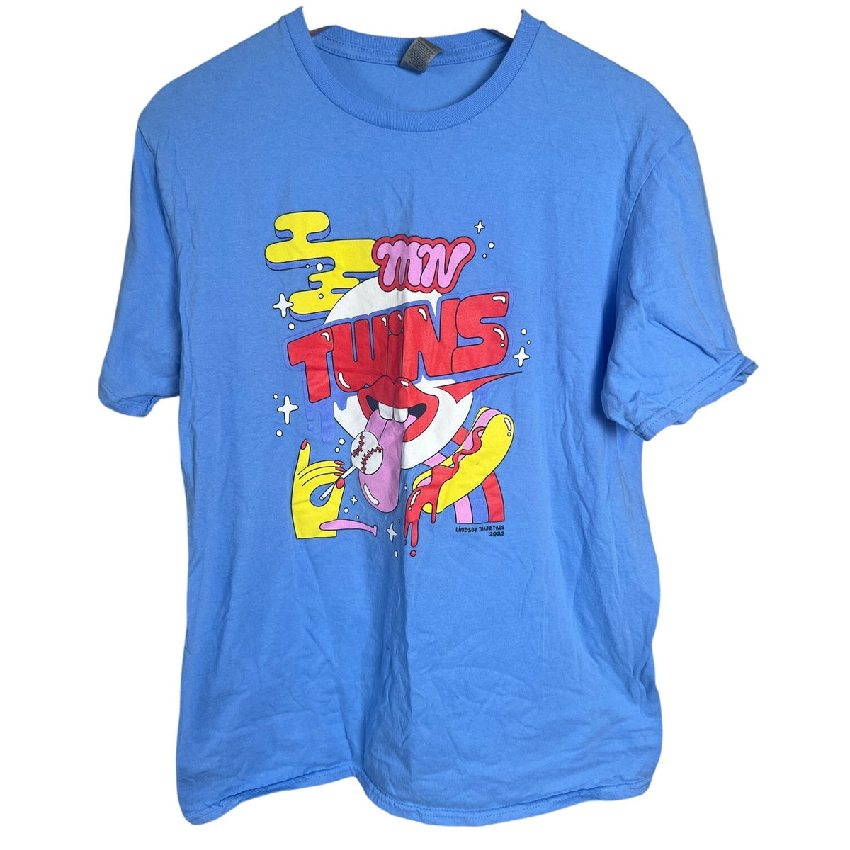 My Twins Blue Gildan Baseball Large T-shirt 2022