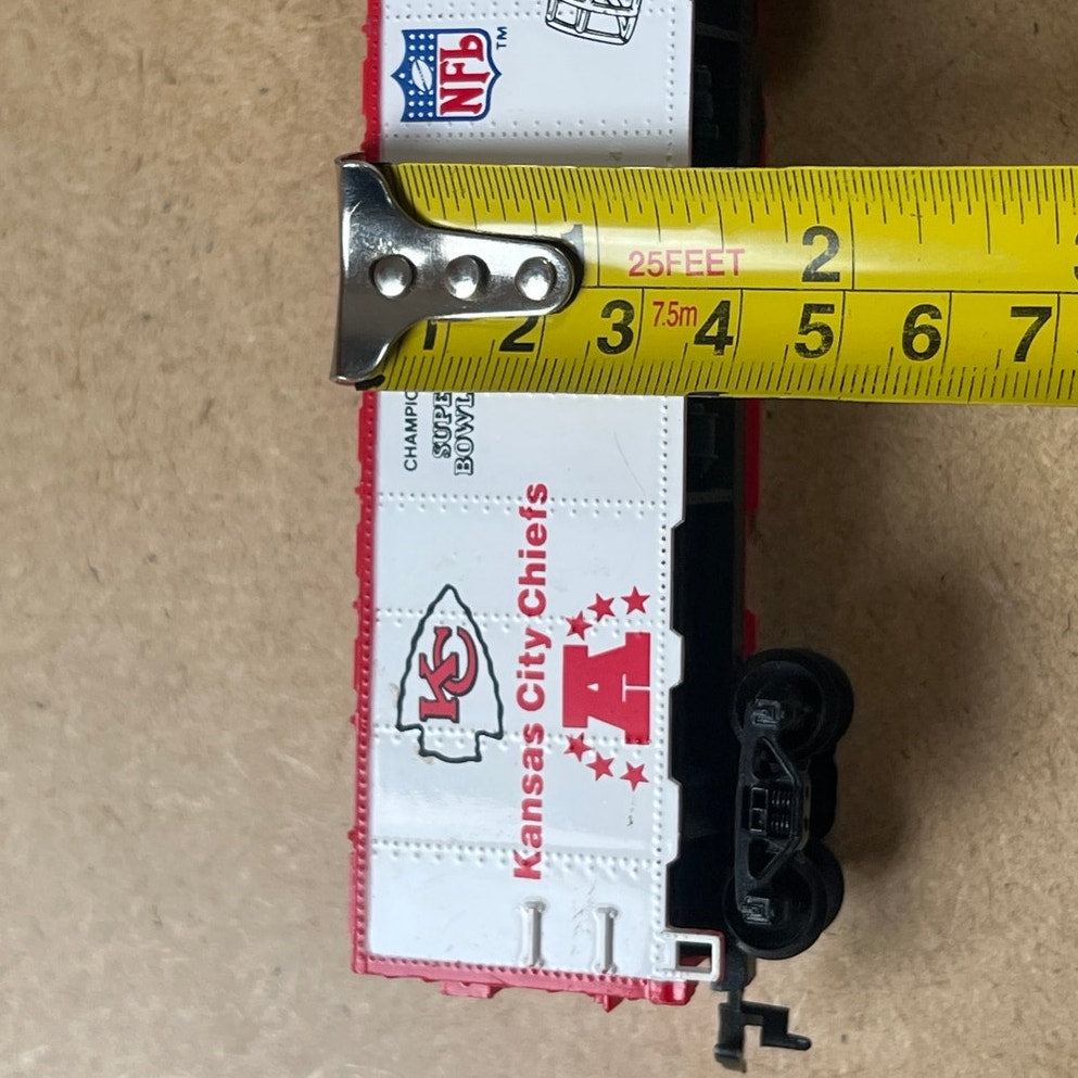 Mantua NFL Super Bowl Express Kansas City Chiefs Train Car HO