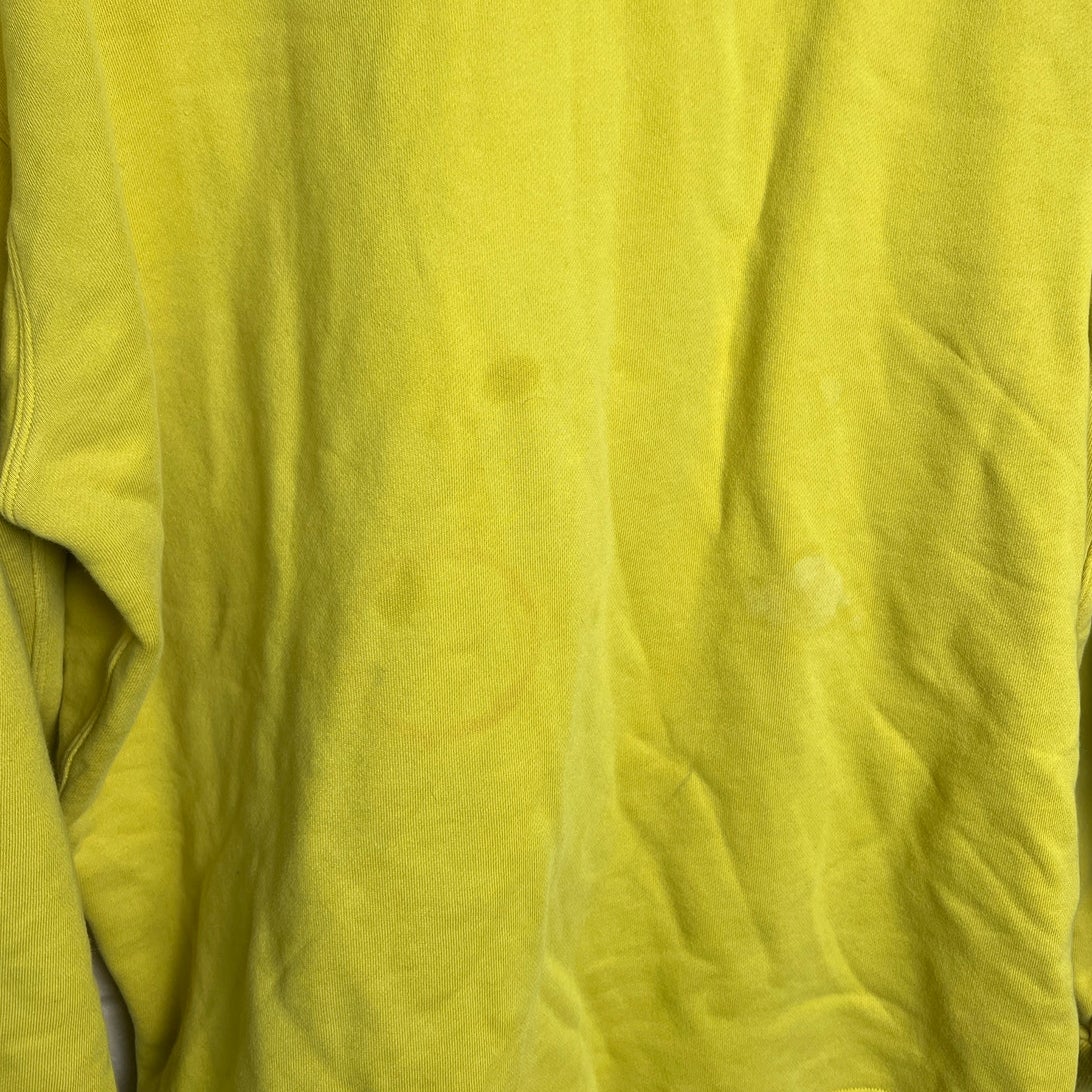 Lululemon Perfectly Oversized Crew Soleil Sweatshirt Yellow Terry *Stain*