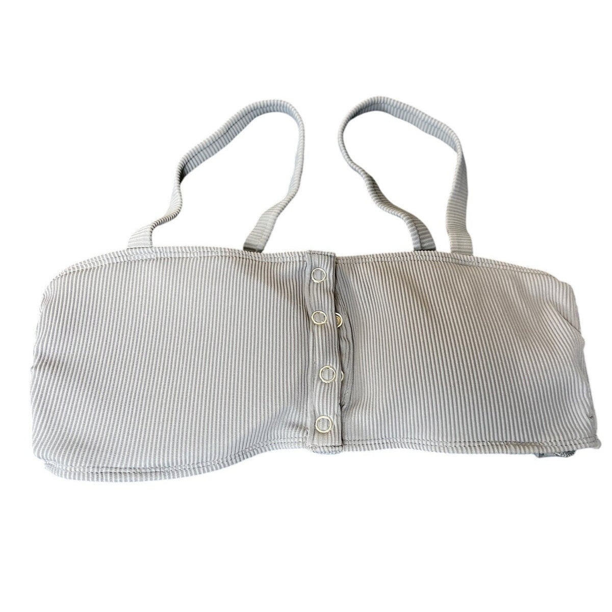 Aerie Size Small Heather Gray Women's Bra Ribbed