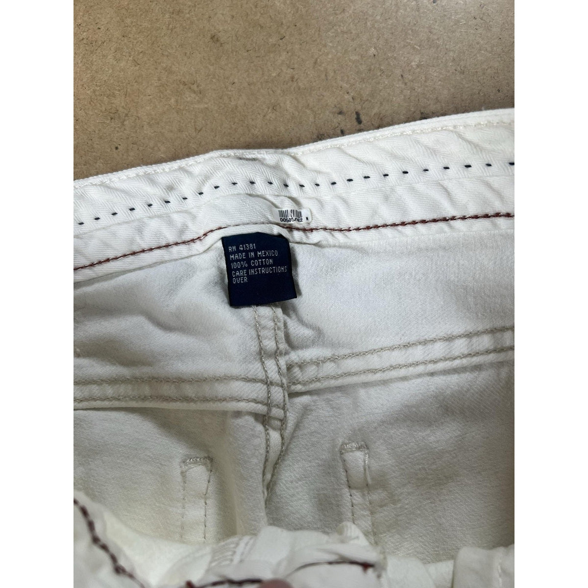 Polo Ralph Lauren Pants Mens 32x30 White Chino Cotton Straight Flat Front