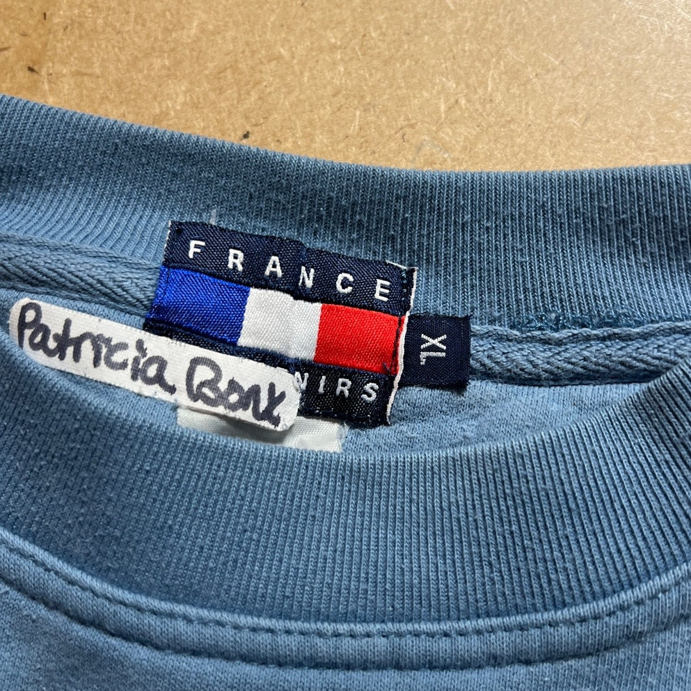 Vintage Paris Blue Men Crewneck Size XL