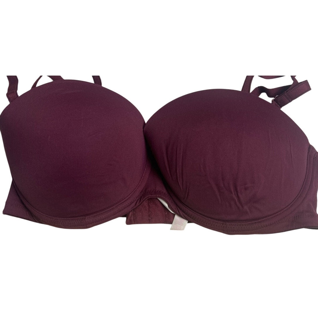 Pink by Victoria's Secret VS Maroon Push Up Bra 34D