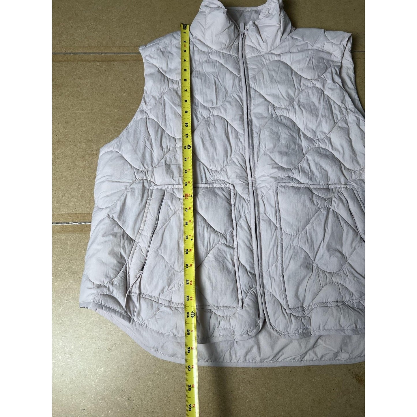 FLX Vest Womens XXL Pink Quilted Insulated Full Zip Pockets Collared Lined