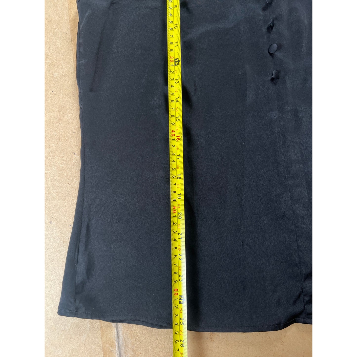 Blooming Jelly Women's Black Vest Women's Top Button Large