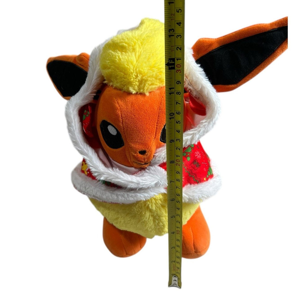 Build-A-Bear Pokemon Flareon Stuffed Plush w/ Sleeper, & Cape Rare No Sound