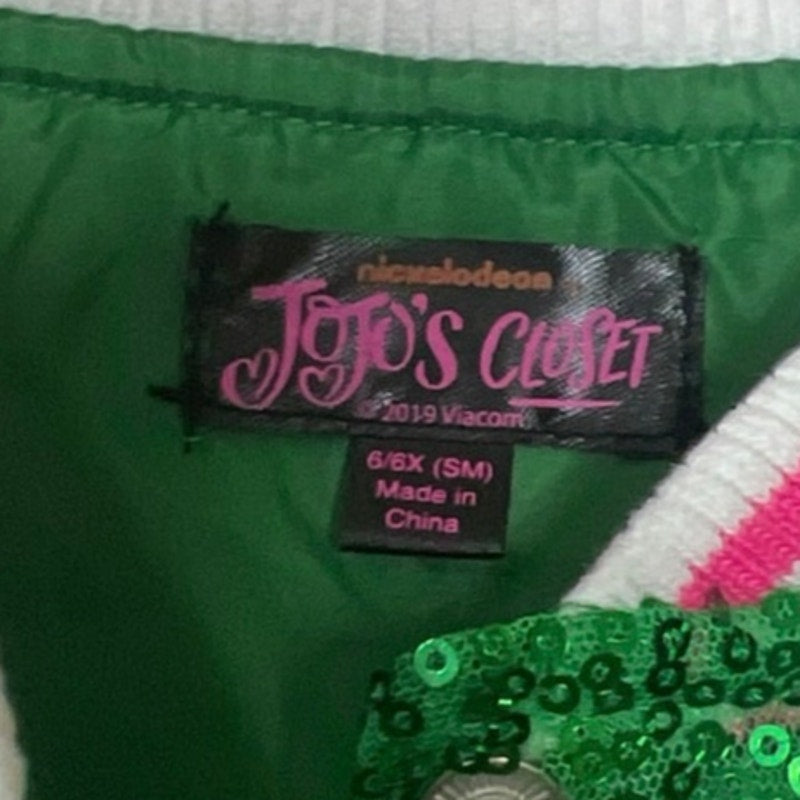 2019 Jojo’s Closet Nickelodeon Small Toddler Varsity Sequins Jacket