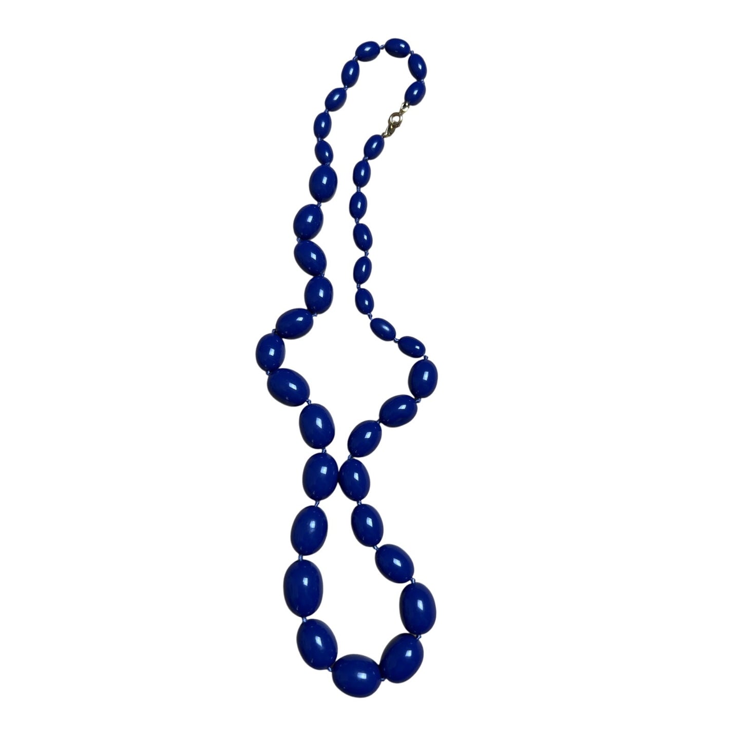 Vintage Crown Trifani Summer Navy Blue Beaded Neckless