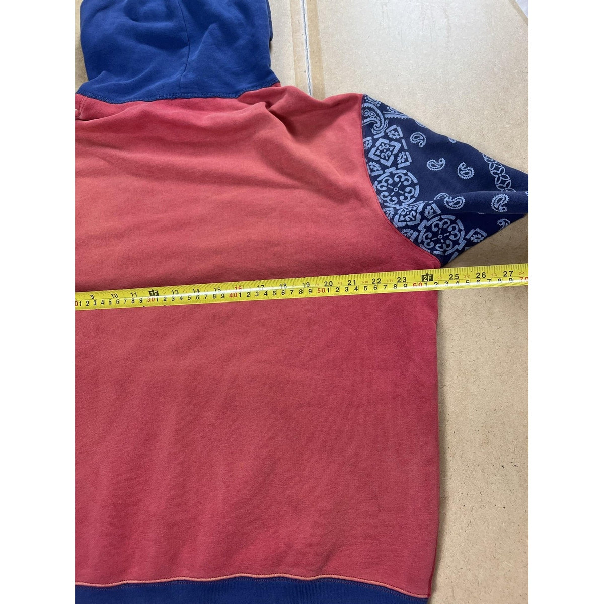 Polo Ralph Lauren Sweater Mens XL Red Hooded Pullover Short Sleeve Graphic