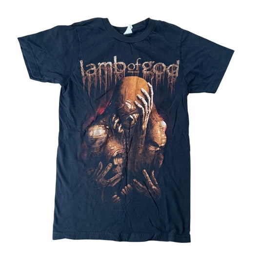 2012 Lamb Of God Band T Shirt Black Short Sleeve Mens Size Small