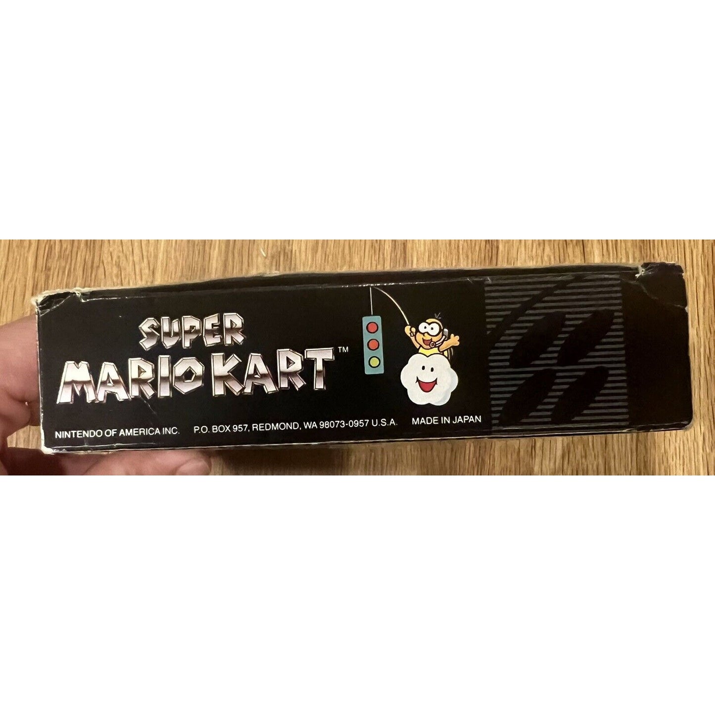 Super Mario Kart (Super Nintendo SNES, 1992) - Box and Manual