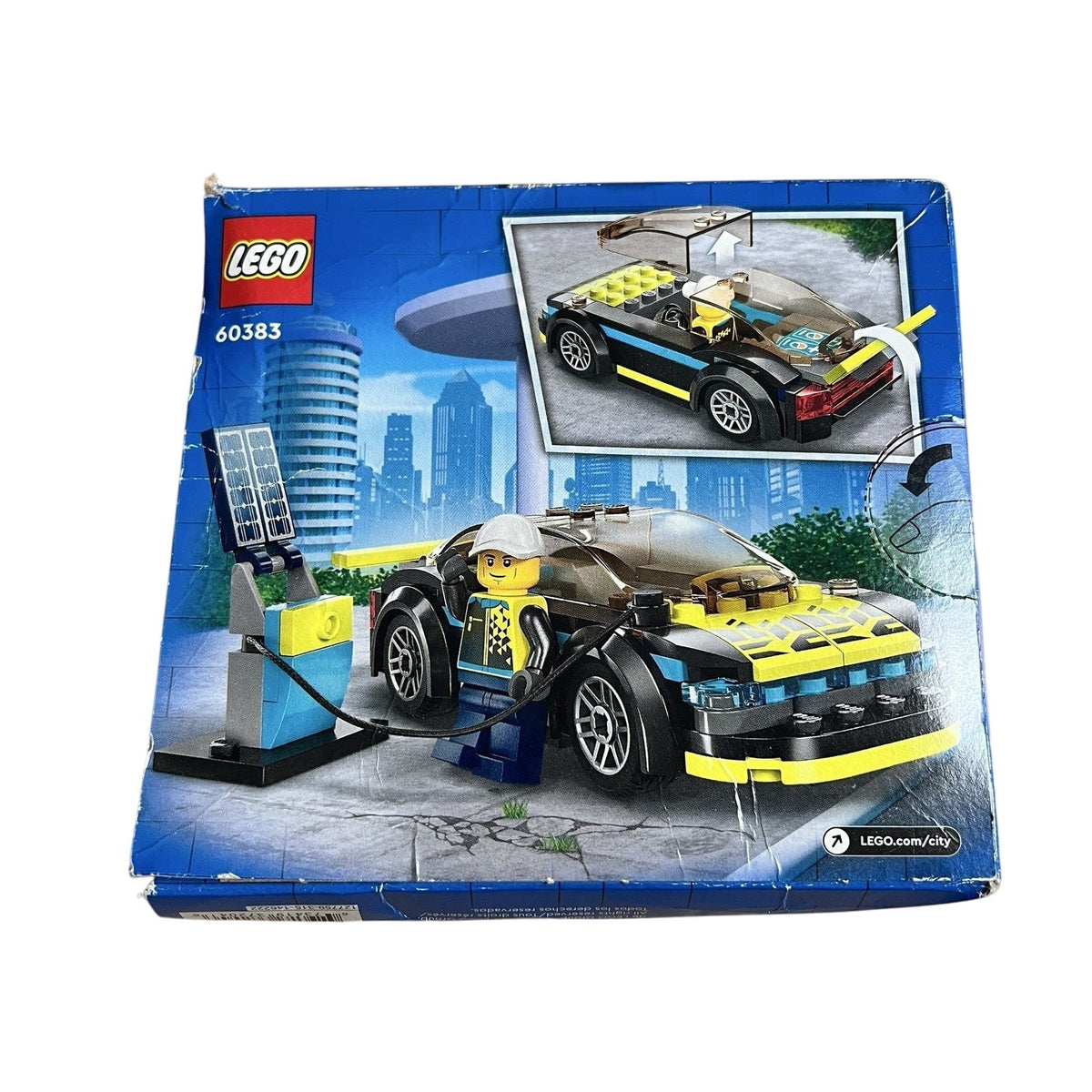 LEGO City Electric Sports Car 60383 95pcs Building Toy 5+ Complete Set Boxed