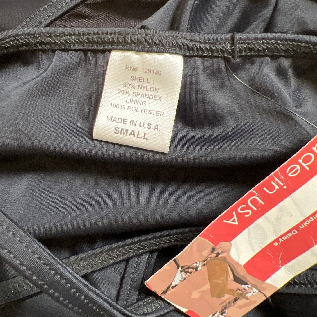 NWT Dippin Daisy’s One Piece Black Swimsuit Size Small