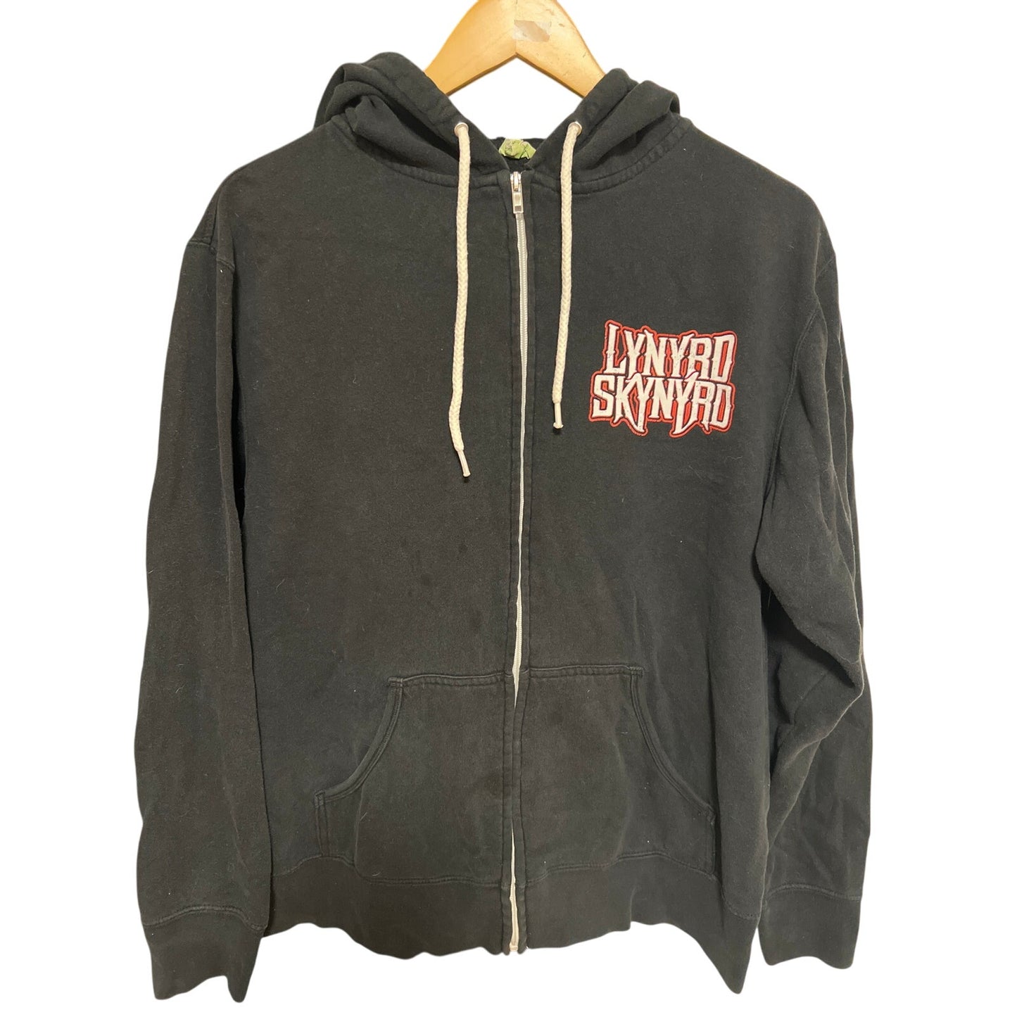 Lynyrd Skynyrd Black Zip Up Hoodie Tour 2016 Large