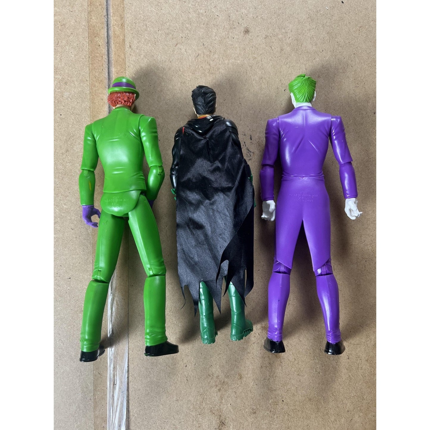 DC Comics Robin Joker Riddler Action Figure Lot Of 3 Multicolor Unboxed