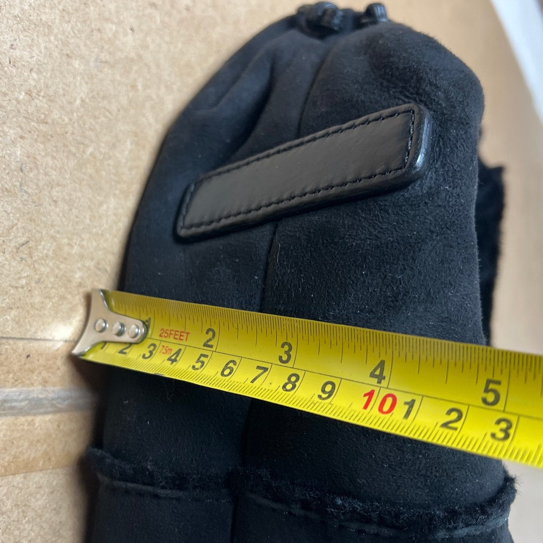UGG Black Suede Sherpa Handbag