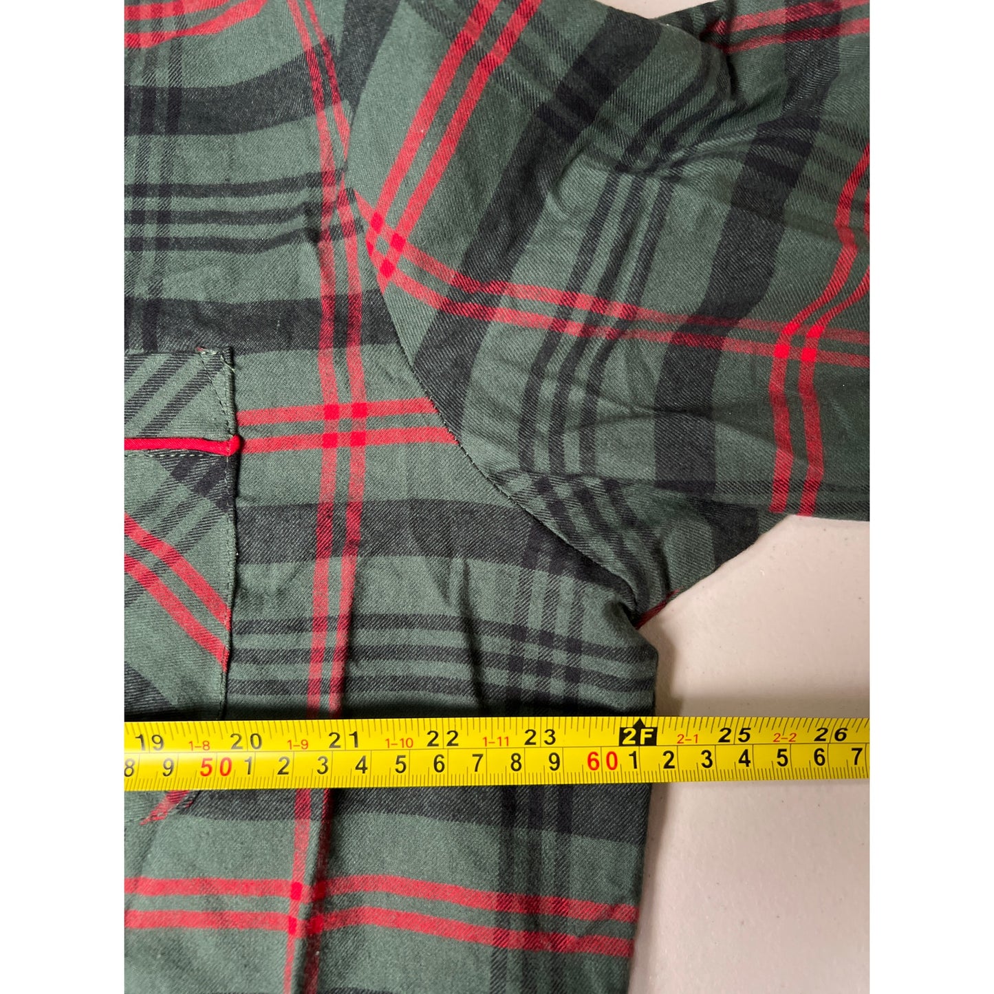 Magnolia Hearth & Hand Green Plaid Pajama Set Women's Large Tall