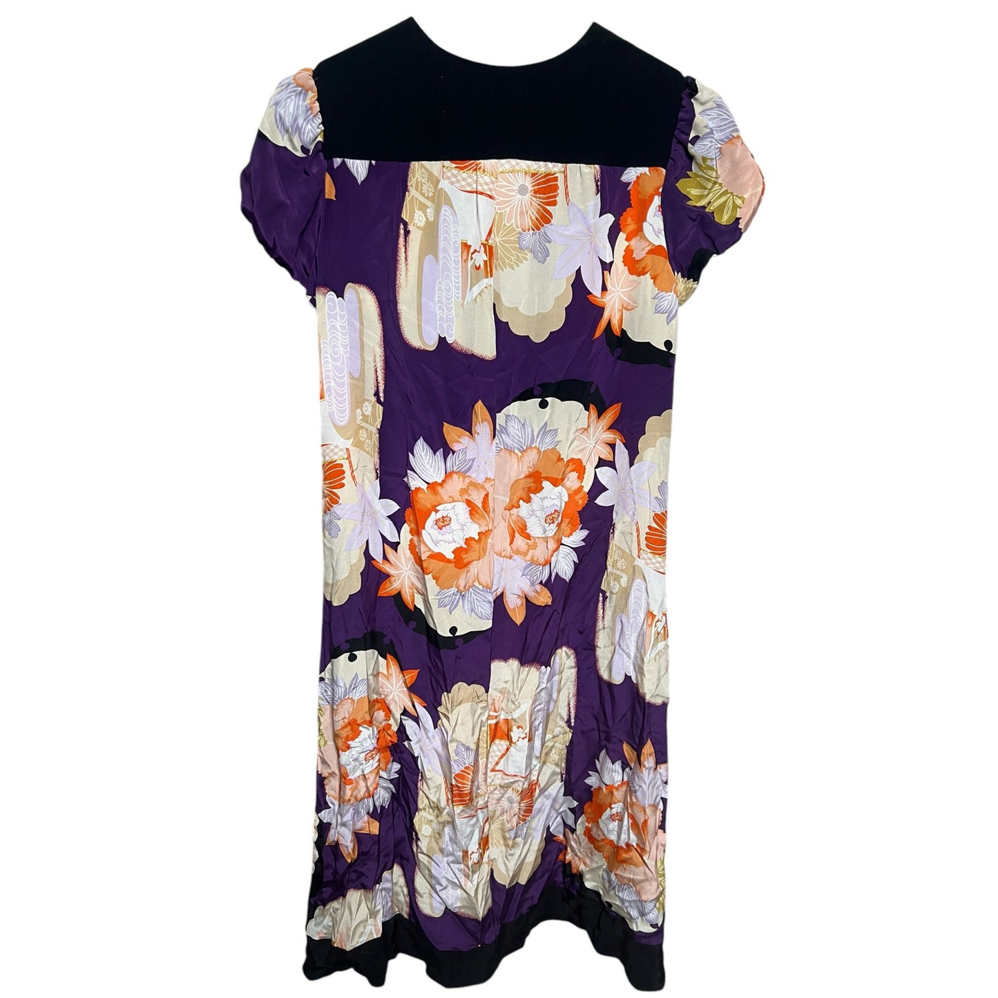 Corey Lynn Calter Dress Womens Size 4 Silk Floral Fit and Flare Cap