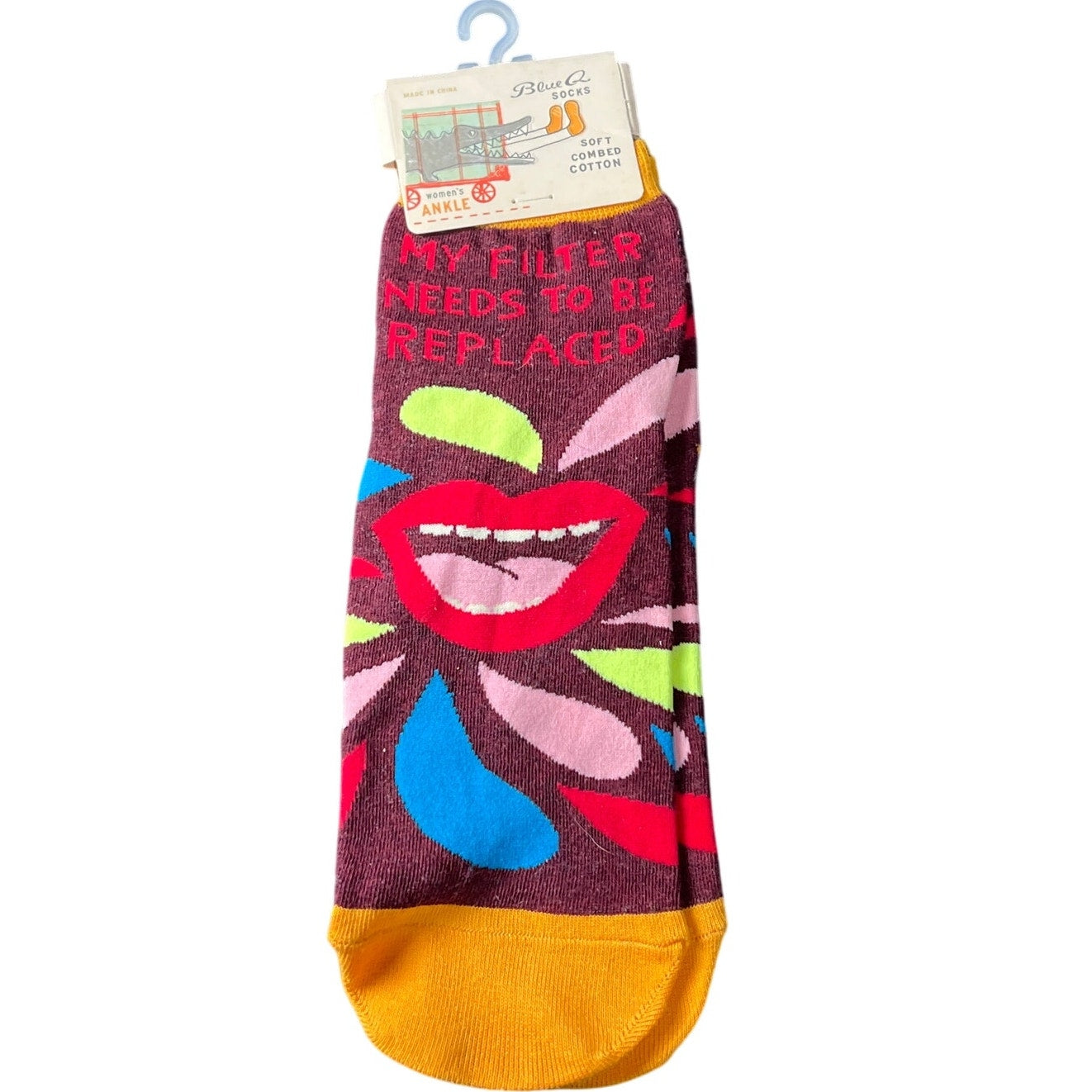 Blue Q Socks NWT Women's Ankle 5-10 Size