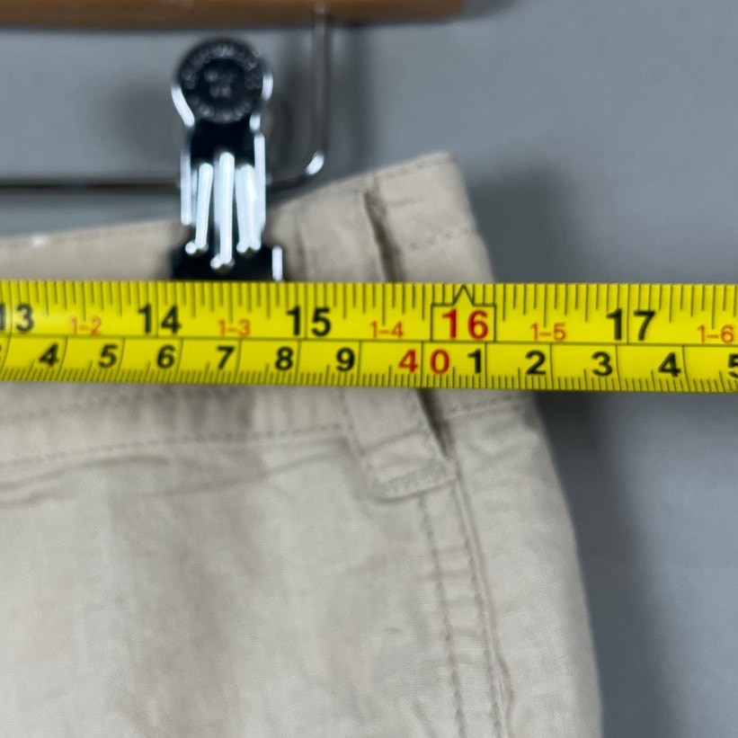 Patagonia Pants Women's 8 Cream Hemp Wide Leg Flare Drawstring Lightweight